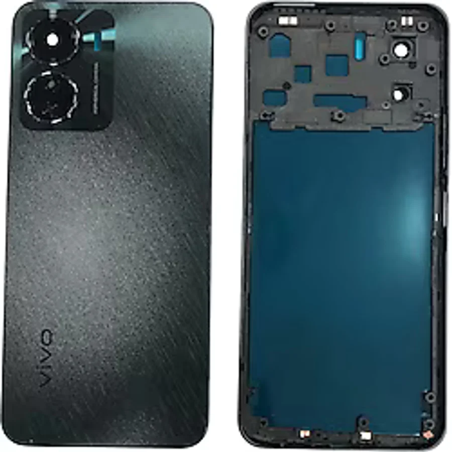 Vivo Y16 V2204 Kasa Arka Kapak Pil Kapağı Gold