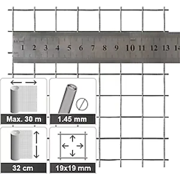 Vixpet Galvanizli Kafes Teli - Kümes Teli - Ufo Isıtıcı Teli Boy 32 CM