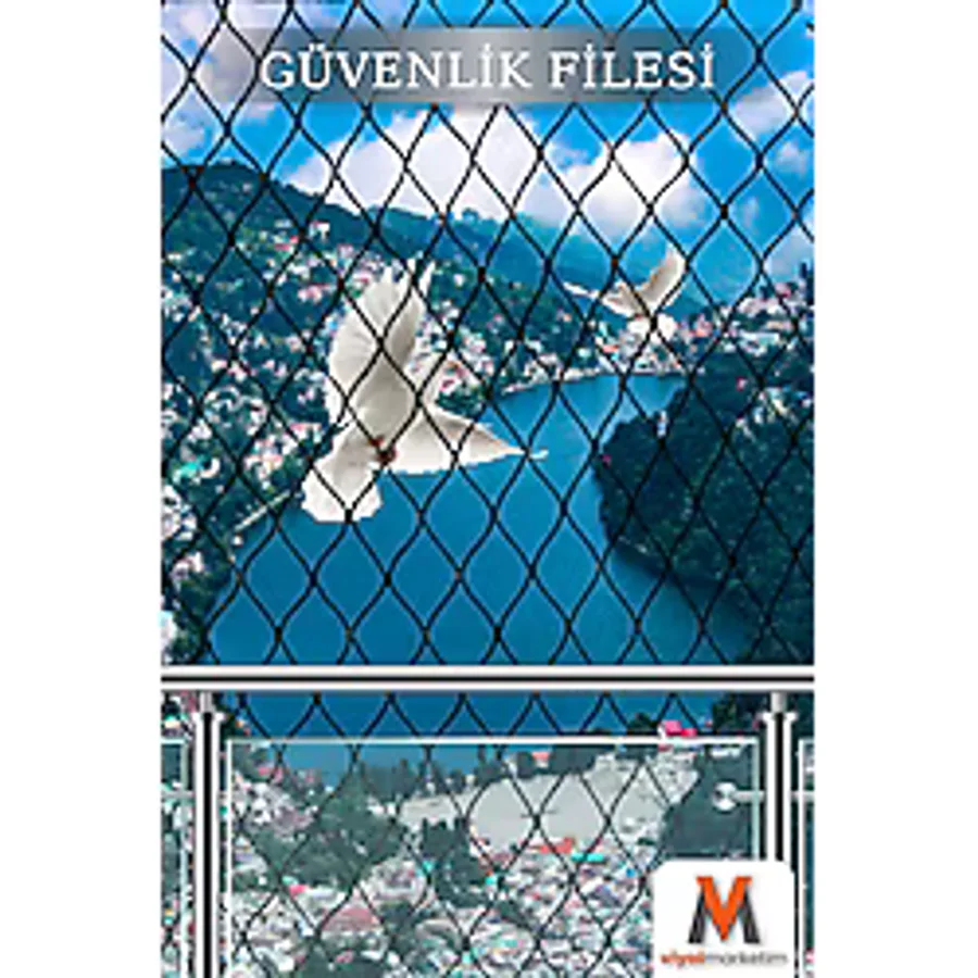 viyolmarketim Siyah Balkon Filesi 2,5x3m - Kedi Ve Kuş Güvenlik Filesi Uv Dayanıklı (MONTAJ SETİ HARİÇ)