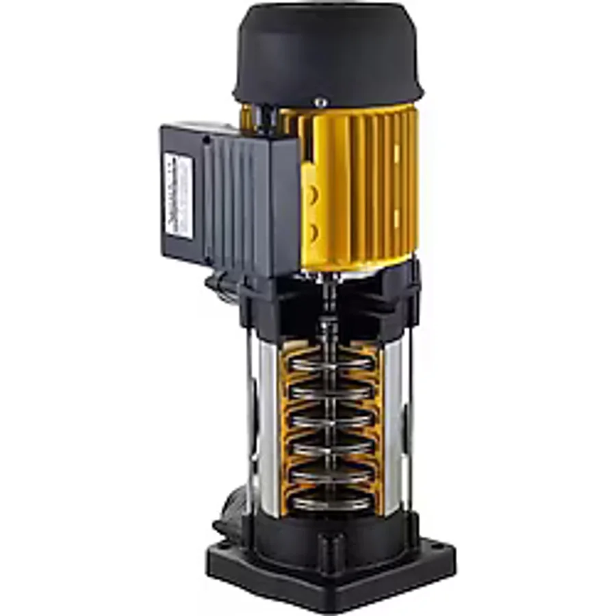Vkp Vd S/s 9-04 M 2 Hp 220V Paslanmaz Çelik Fanlı Kademeli Dikey Milli Pompa