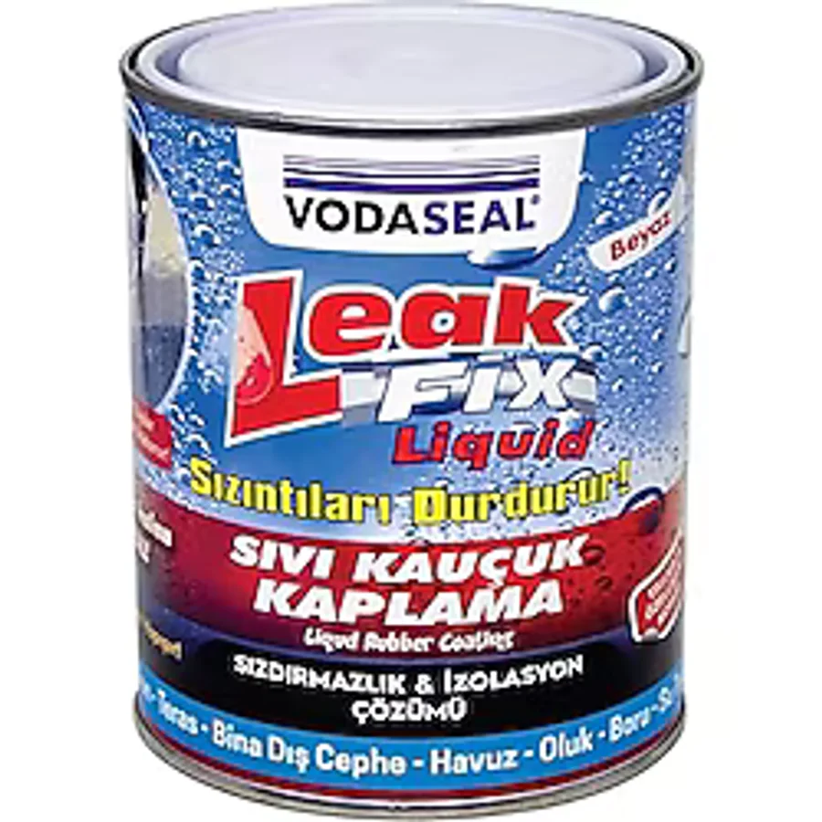 Vodaseal Leak Fix Liquid Su Sızdırmazlık Sıvı Kauçuk Kaplama İzalasyon Sızdırmaz 800 Gr
