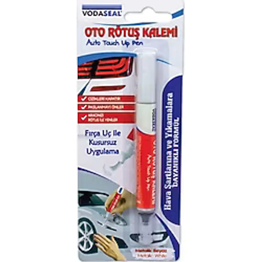 Vodaseal Oto Rötuş Kalemi 5 ml -Beyaz Metalik