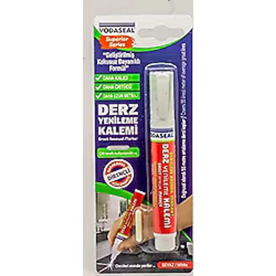 Vodaseal Süper Seri Tekli Derz Kalemi-Beyaz