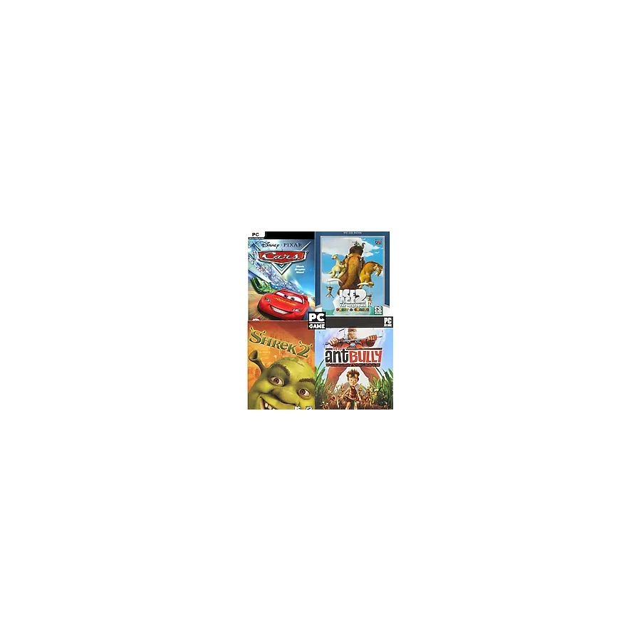 Vol2 PC Game Windows Uyumlu 4 Lü Çocuk Oyunları Seti Bilgisayar Oyunu DVD