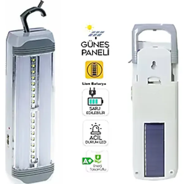Volemi Solar Şarjlı Işıldak 57 Led V-004