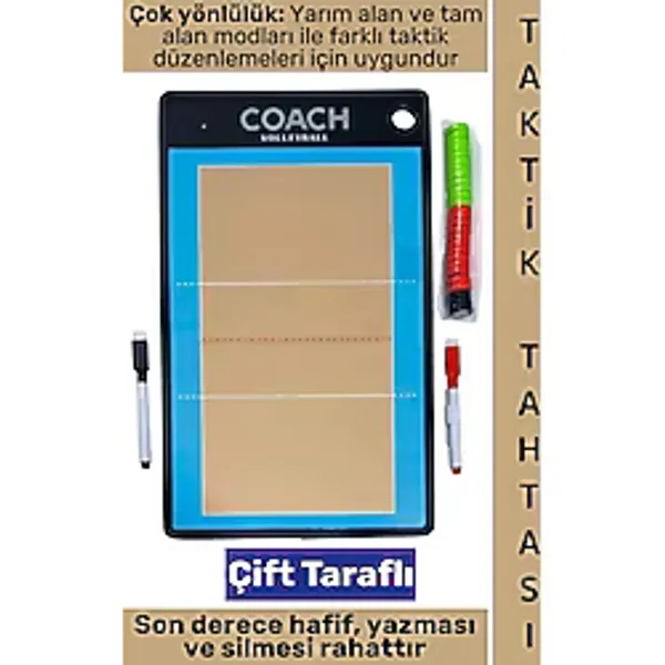 #VoleybolTaktik Profesyonel Amatör Okul Tam Yarı Saha Çift Taraf Mıknatıslı Voleybol Taktik Tahtası