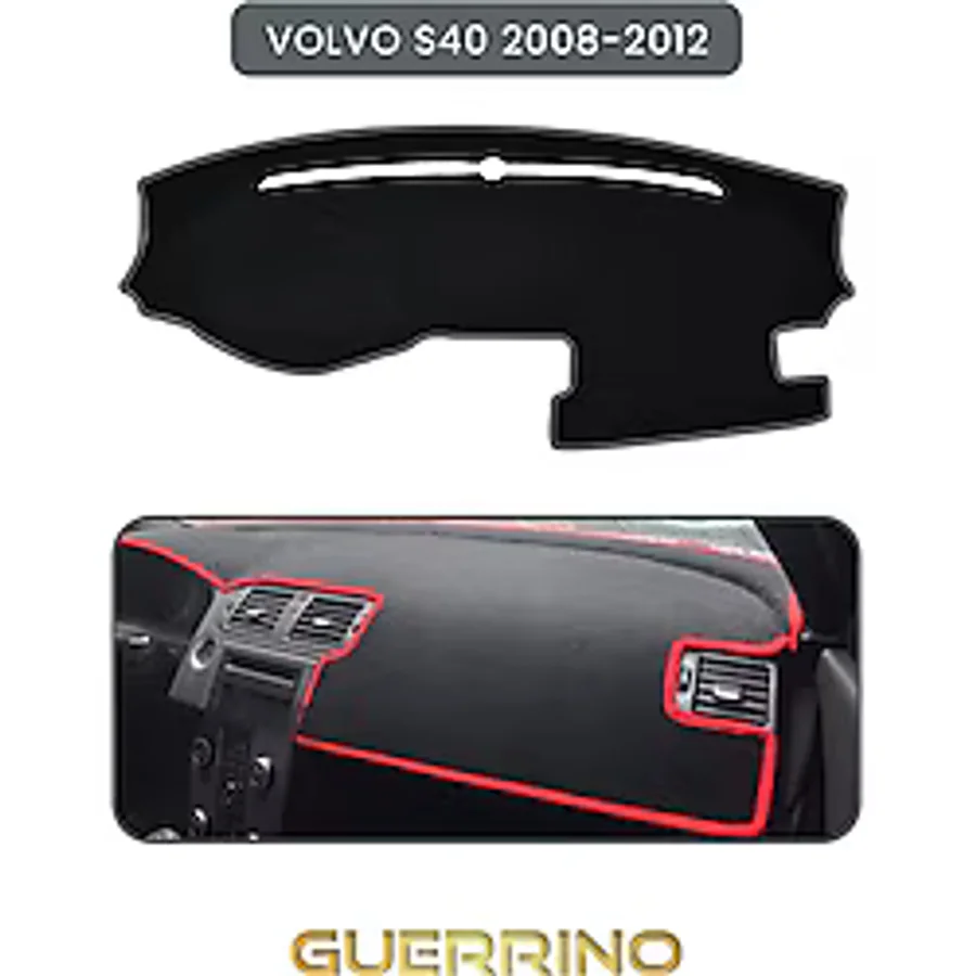 Volvo S40 2008-2012 Torpido Koruma Halısı Gri Kenar