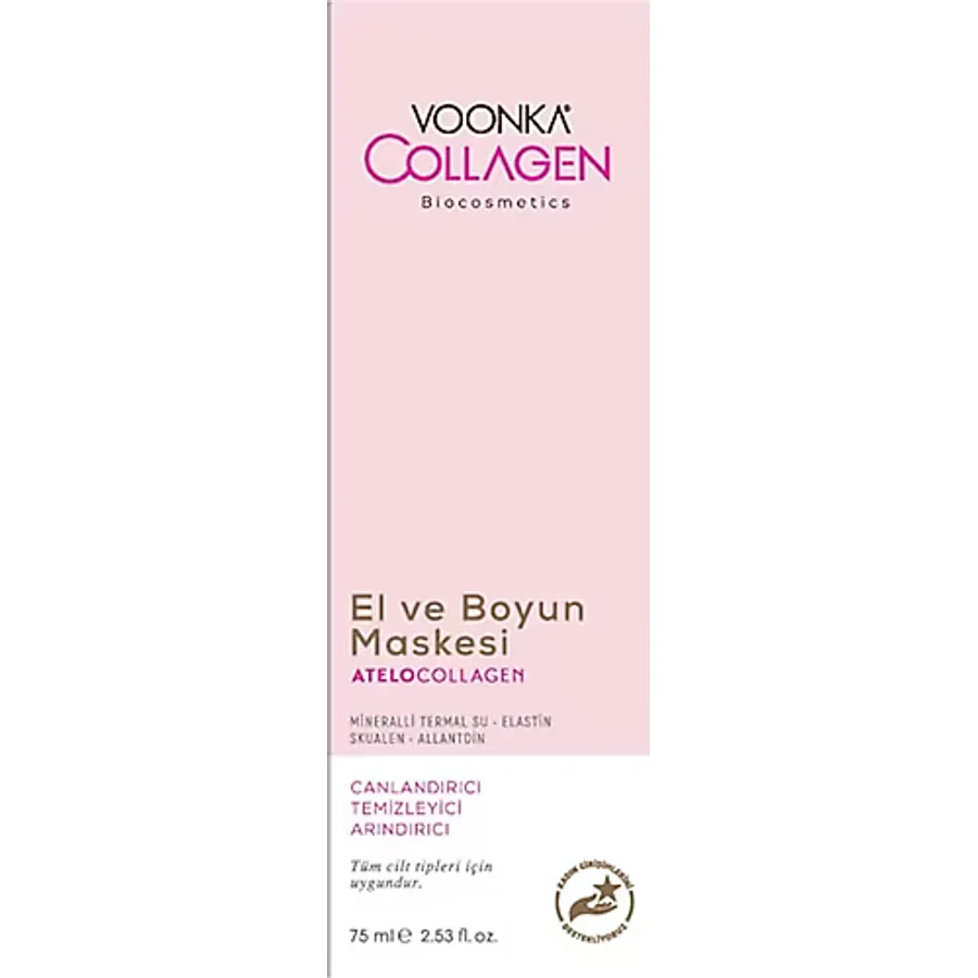 Voonka Collagen Atelocollagen 75 ml Boyun ve El Maskesi