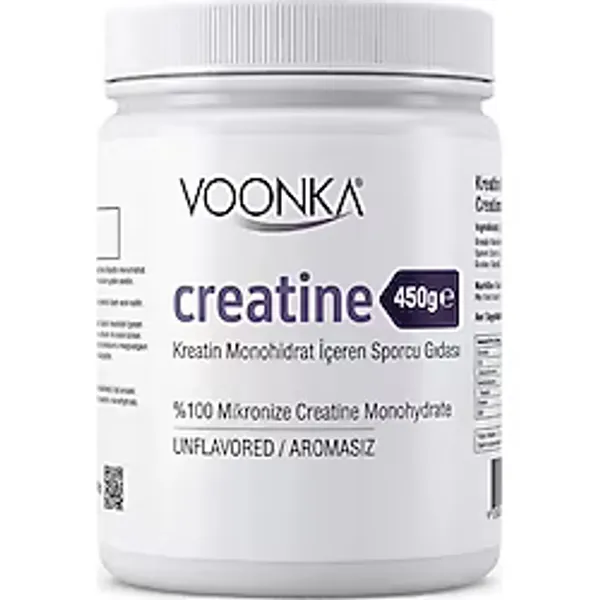 VOONKA KREATİN MONOHIDRAT POWDER 450 GR