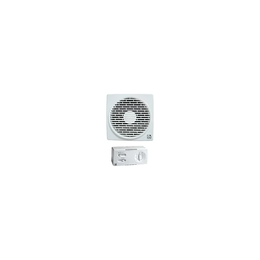 Vortice Vario 150/6 & CR5N Hız Anahtarı Yanında Duvara Cama Kolay Montaj Otomatik Panjur Manuel Geri Dönüşümlü Tasarruflu Fan Agmair Agm Havalandırma Fanı