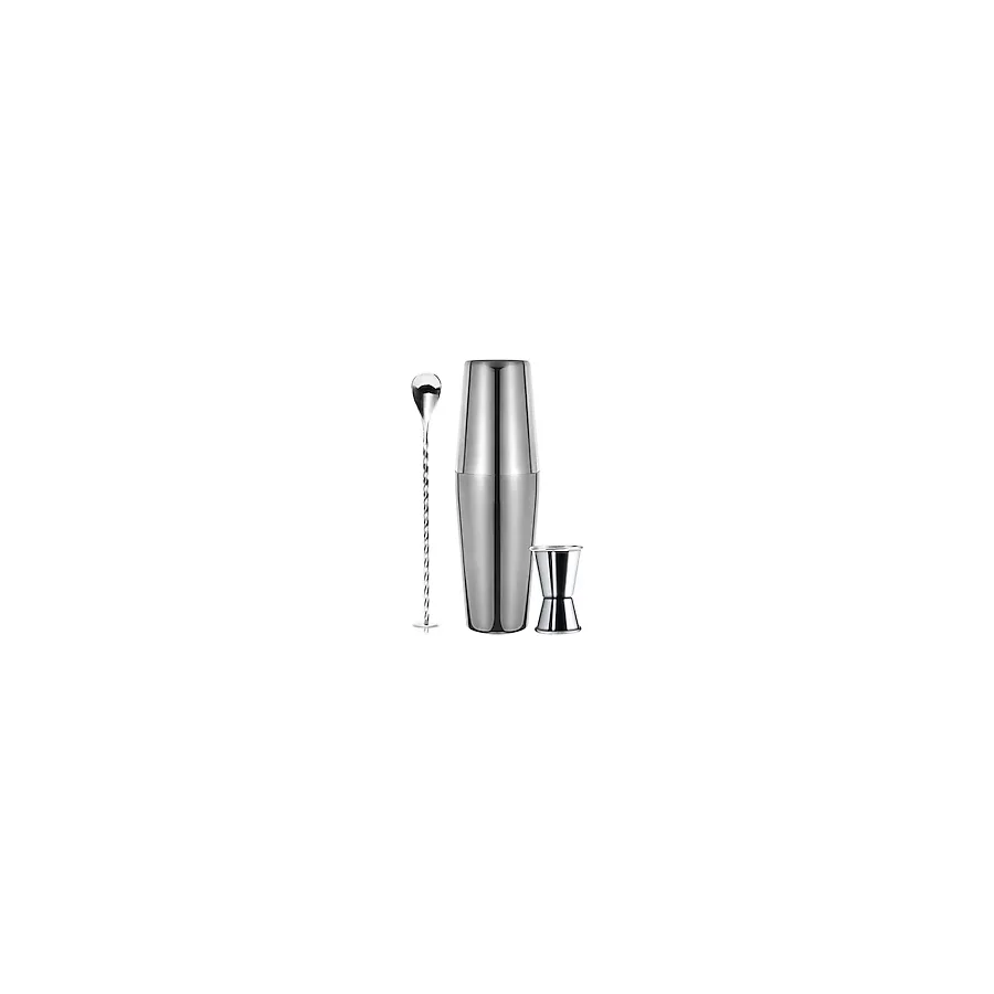Vosco VB-KB3 3 Parça Boston Shaker Kokteyl Seti, 750 ml