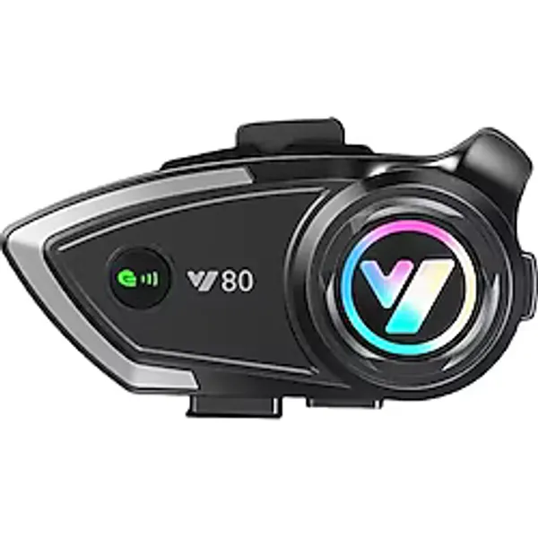 Vothoon Y80 Intercom ışıklı Motosiklet Kask Kulaklığı