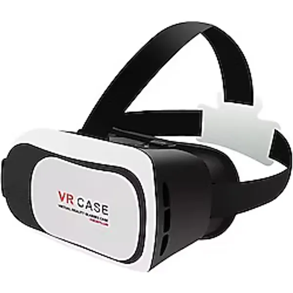 Vrbox 6 İnç Sanal Gerçeklik Gözlüğü Akıllı Telefonlar İçin Uyumlu Rahat ve Elastik Kafa Bandı - Beyaz