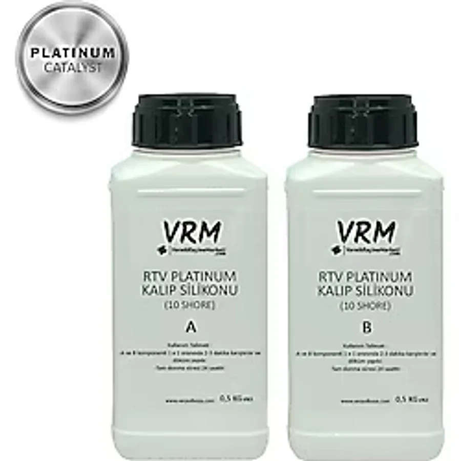 VRM Vernikrecinemarketi Rtv-2 Platinum Kalıp Silikonu (10 Shore) 1 kg