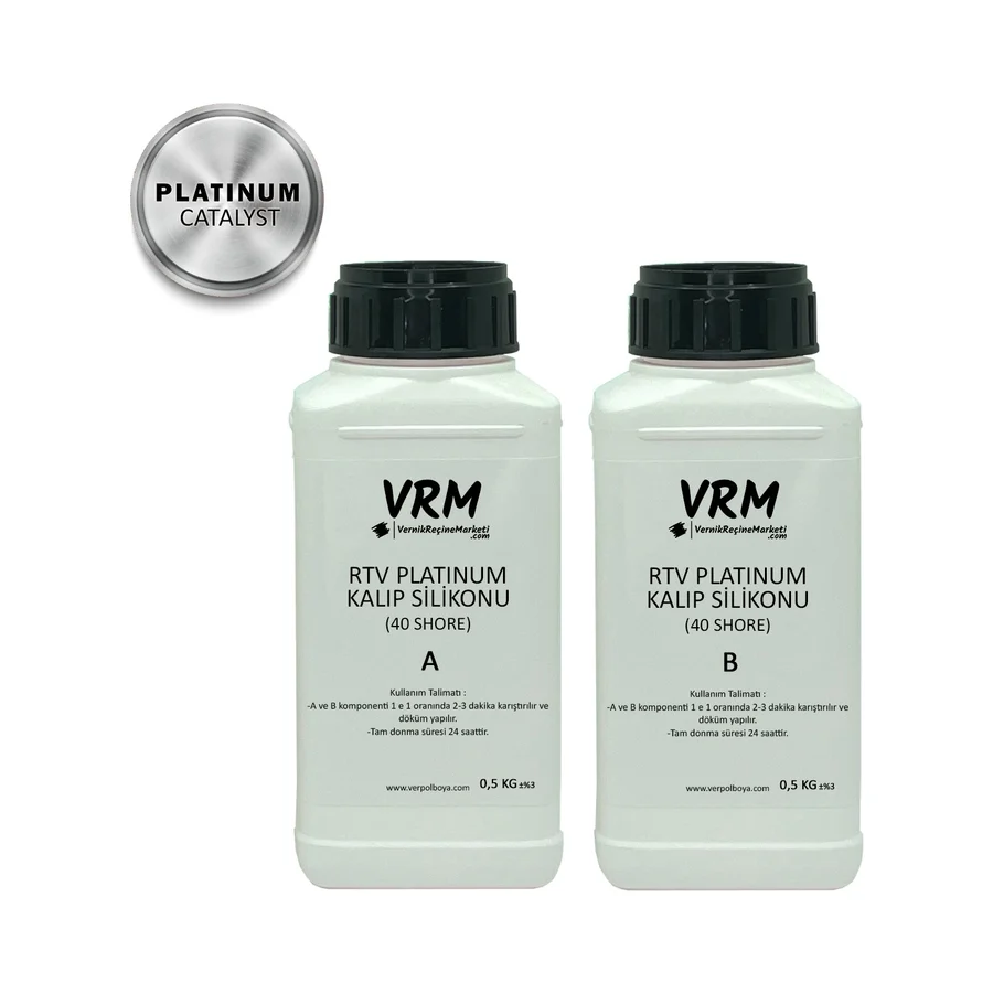 VRM Vernikrecinemarketi RTV-2 Platinum Kalıp Silikonu (40 Shore) 1 Kg