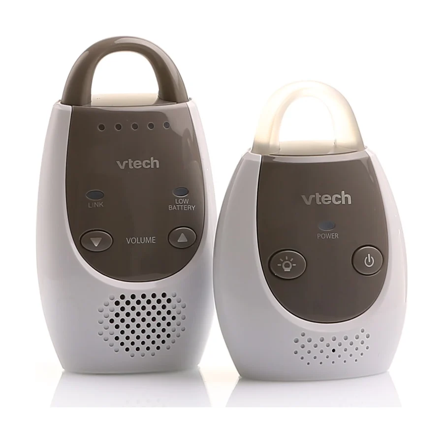 VTech Dijital Bebek Telsizi - Uzun Menzilli, DECT Teknolojisi ile Güvenli ve Parazitsiz Yayın, LED Ses Göstergesi