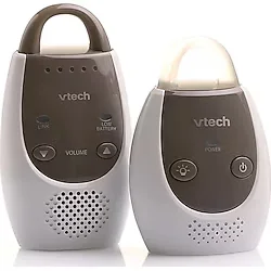 VTech Dijital Bebek Telsizi - Uzun Menzilli, DECT Teknolojisi ile Güvenli ve Parazitsiz Yayın, LED Ses Göstergesi