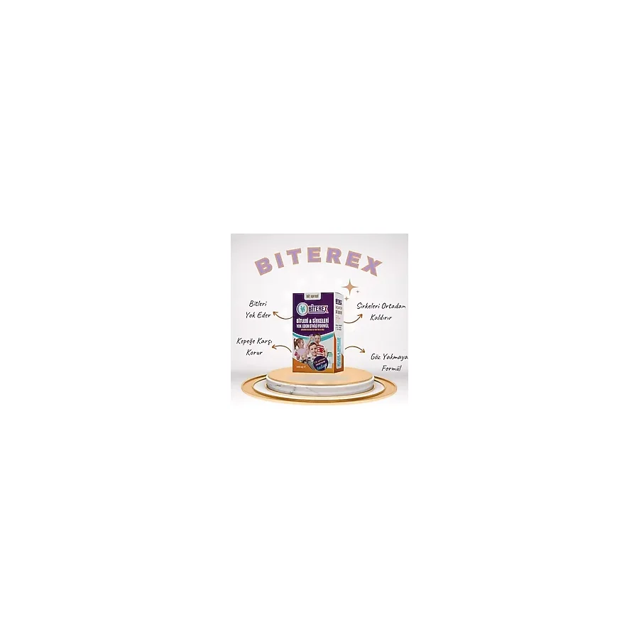 Vvs Biterex Bit Spreyi 100 Ml + Şampuan 150 Ml - Çelik Tarak Hediyeli