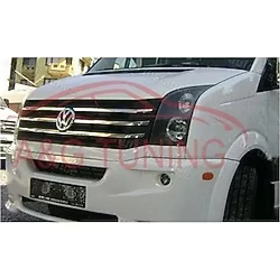 VW Crafter Krom Ön Panjur 2011-2017 6 Parça Paslanmaz Çelik