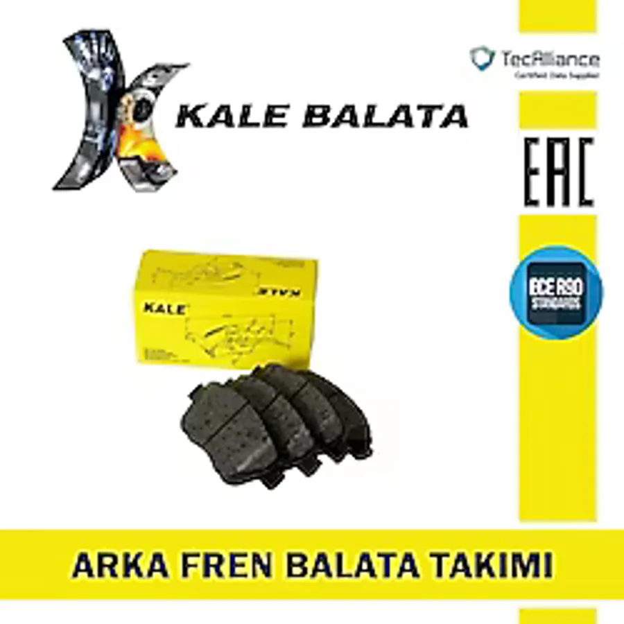 Vw Passat B8 2015-2020 Kale Arka Fren Balatası