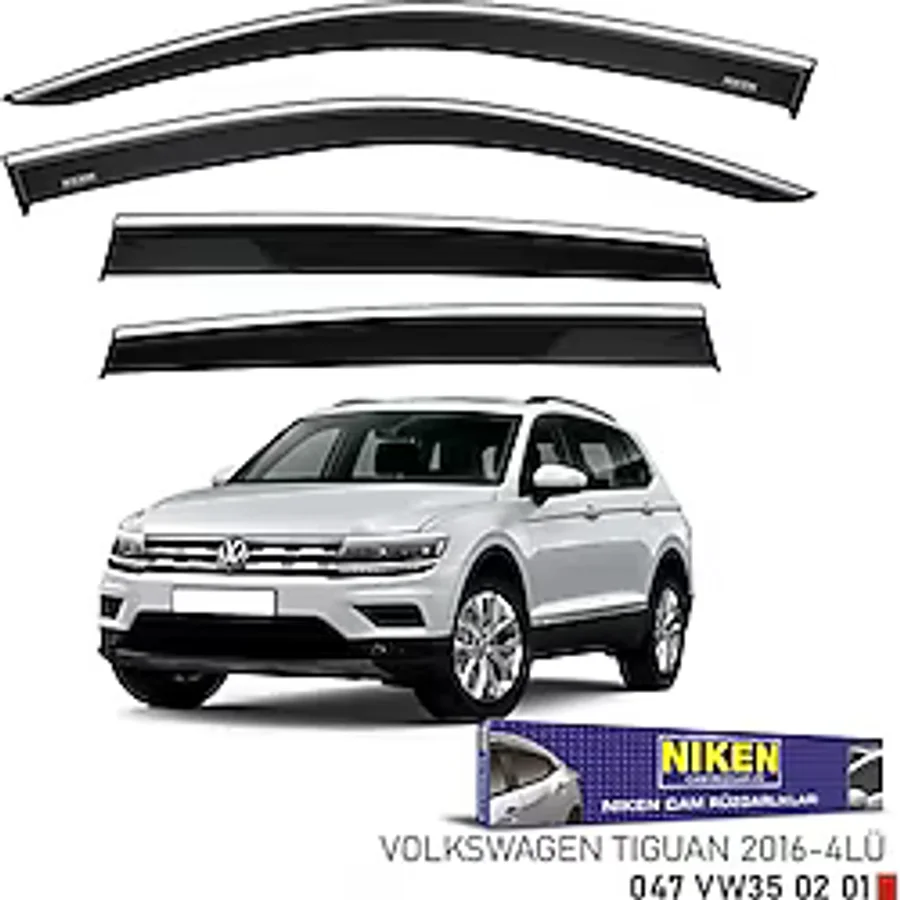 Vw Tiguan Cam Rüzgarlığı Kromlu 2016+ Niken