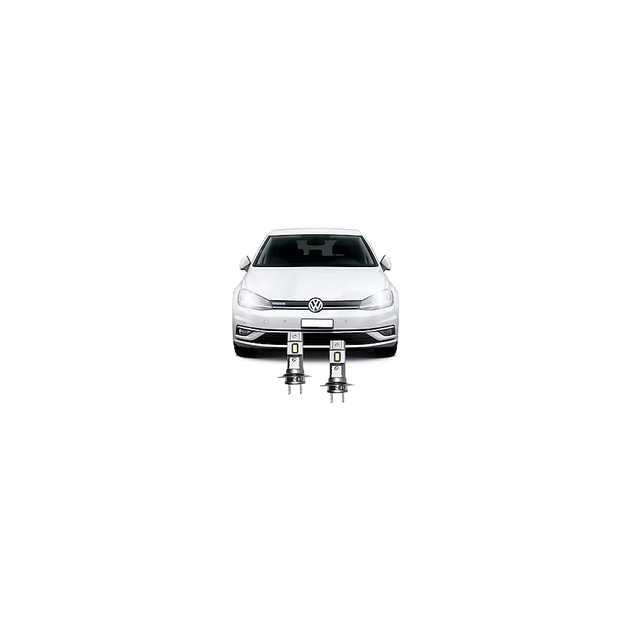 Vw Yeni Golf 7,5 Led Xenon H7 Kısa Far Oto Ampul Seti Mini Led 2'li Set