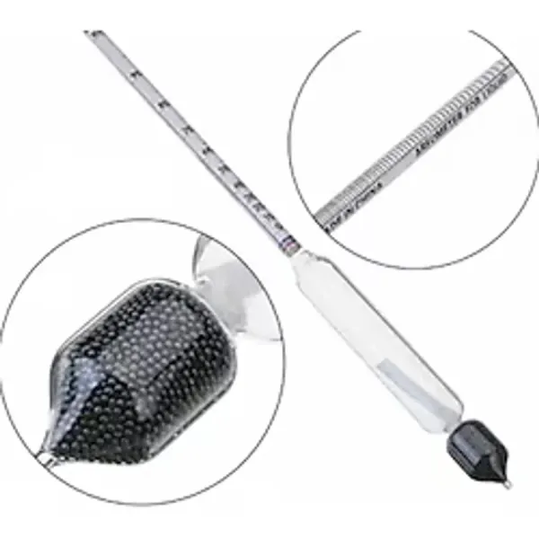 Vzn Alkolmetre Cam Alkol Ölçer 100ML - 27CM