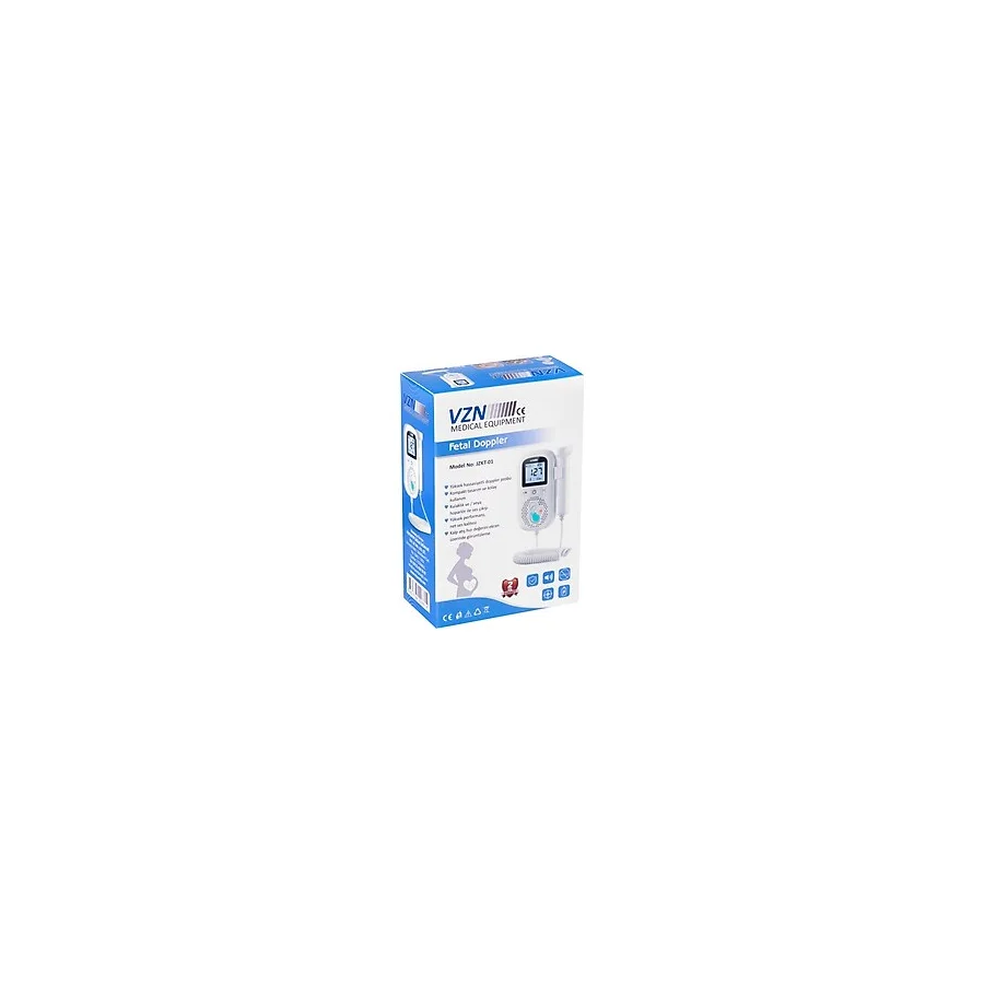 VZN Fetal Doppler JZKT-01 Yüksek Hassasiyetli Doppler Probu ile Arka Aydınlatmalı Ekran