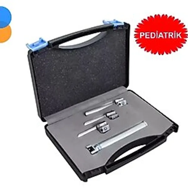 VZN Laringoskop Miller 3 Bladeli Set (Pediatrik)
