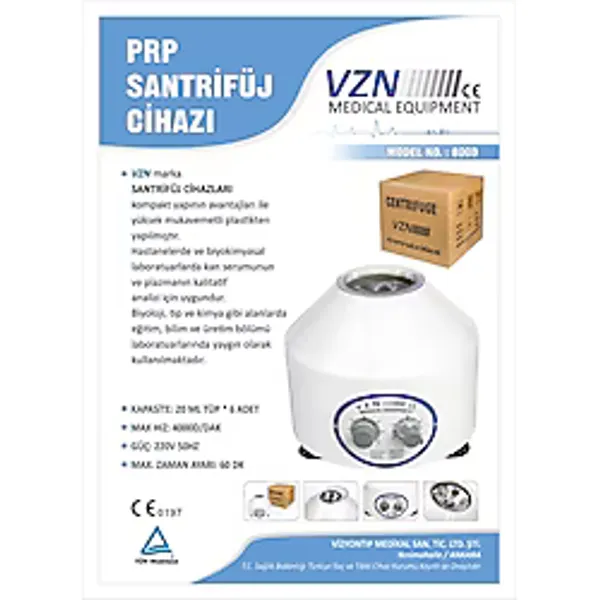 Vzn Santrifuj Cihazı - Beyaz