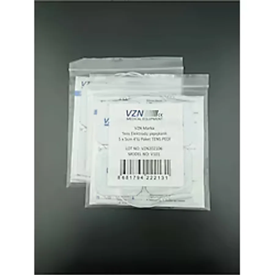 Vzn Tens Elektrodu Yapışkanlı 5x5 4'Lü Paket Tens Pedi