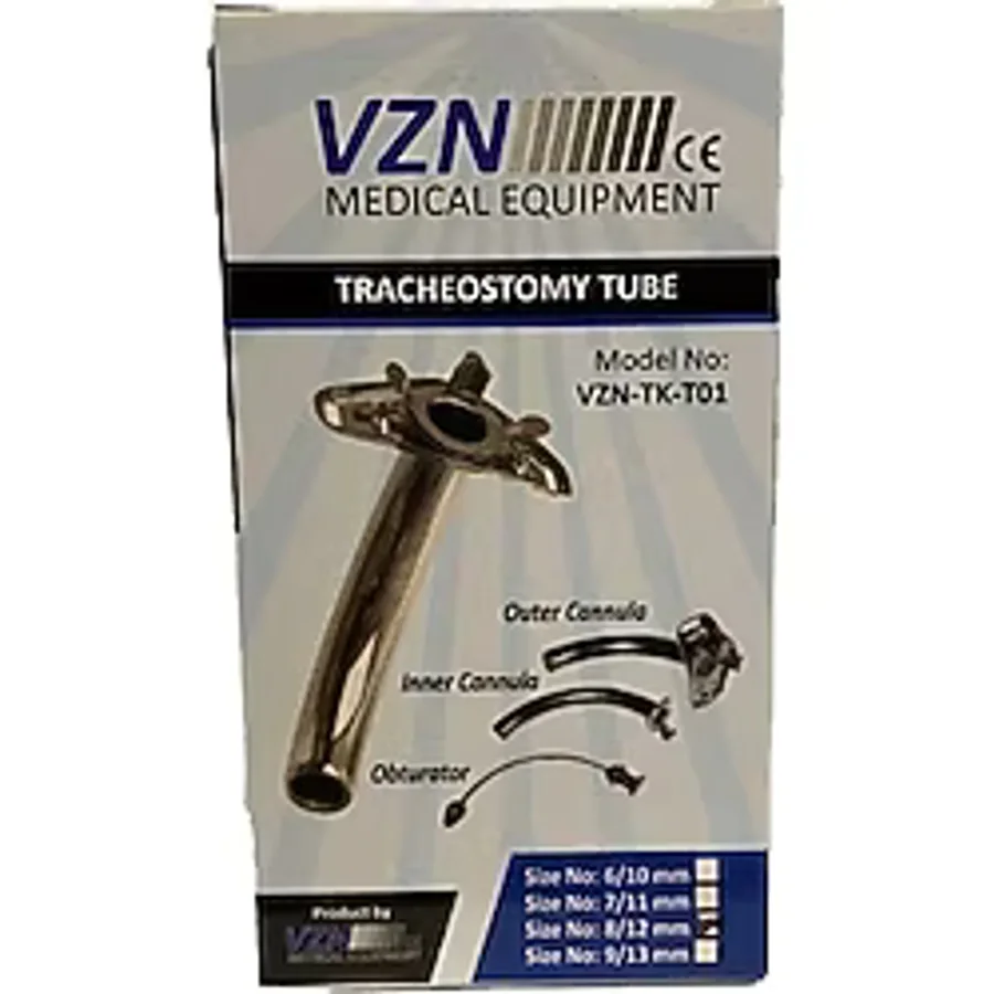 VZN Trakeostomi Kanülü Gümüş No:8/12