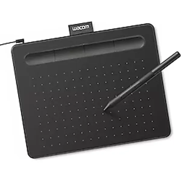 Wacom Intuos CTL4100 çizim tableti Mac, PC, Chromebook ve Android için, küçük, yazılım dahil, siyah