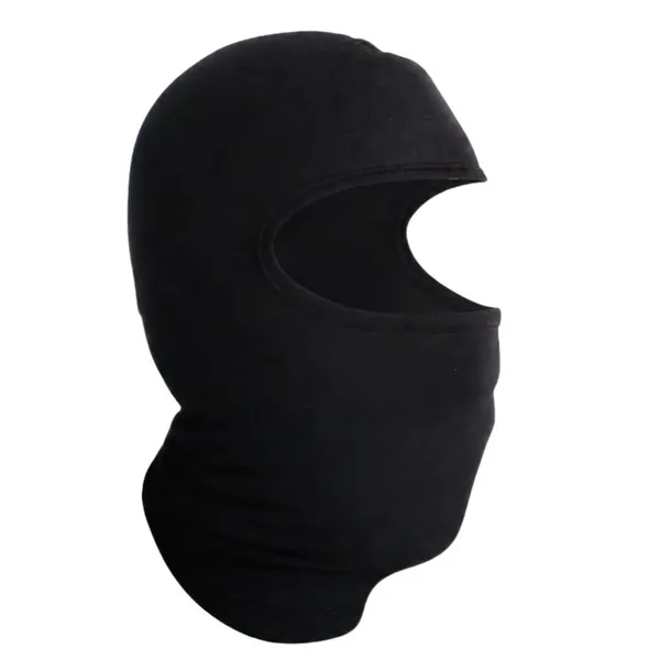 Wak Unisex Düz Siyah Balaklava 1 Adet Tek Beden Viskoz Kask İçi Motosiklet Outdoor Maske