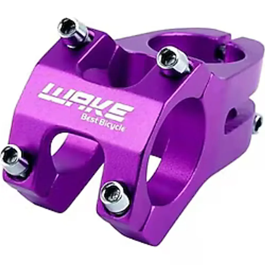 Wake Alüminyum Mor 31.8 45mm Kısa Gidon Boğazı
