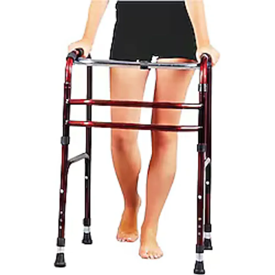 Walker Volkır Wolker Katlanır Bordo Yürüteç Hasta Yaşlı