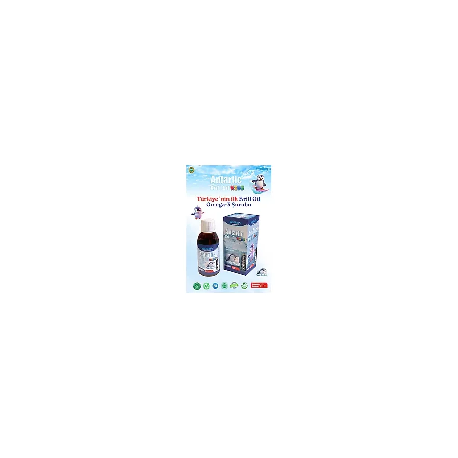 Walkers Omega 3 Krill Oil Balık Yağı Büyüme Omega 3 Sitikolin İçeren Çocuk Şurubu 150 ml
