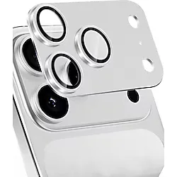 WANNA PROTECT Apple iPhone 17 Pro Max Uyumlu Kamera Lens Koruyucu Metal Çerceveli Tam Kaplar Koruyucu Cam