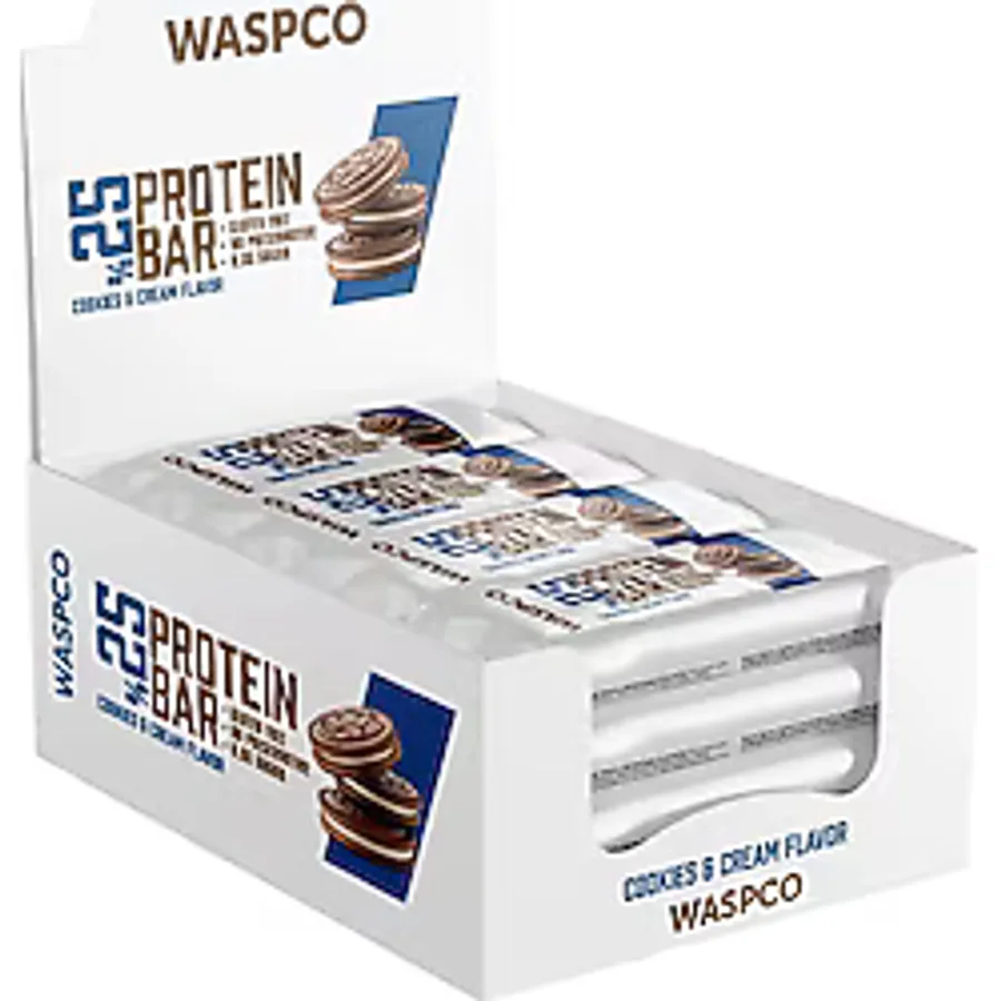 WaspCo Çikolata Kaplı 36 gr 12 Adet Protein Bar