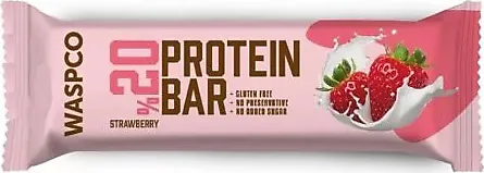 WaspCo Çilekli 40 gr Protein Bar