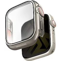 Watch 7 41mm Kasa Ve Ekran Koruyucu Skinarma Gado Pro Dijital Taç Korumalı Gri Gri