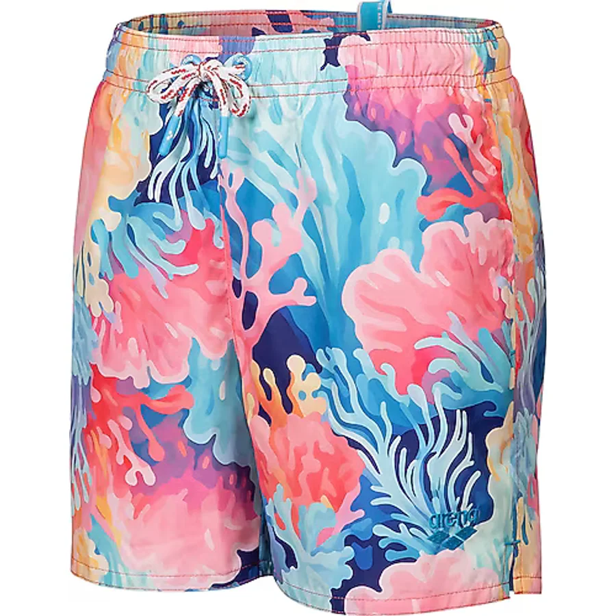 Water Prints Beach Çocuk Beyaz Deniz Şortu 007186820