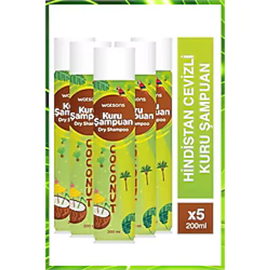 Watsons Coconut 200 ml 5 Adet Kuru Şampuan