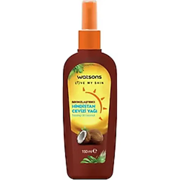 Watsons Hindistan Cevizi Yağı 150 ml Bronzlaştırıcı Yağ