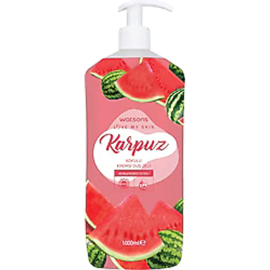 Watsons Kremsi Karpuz Kokulu 1000 ml Duş Jeli