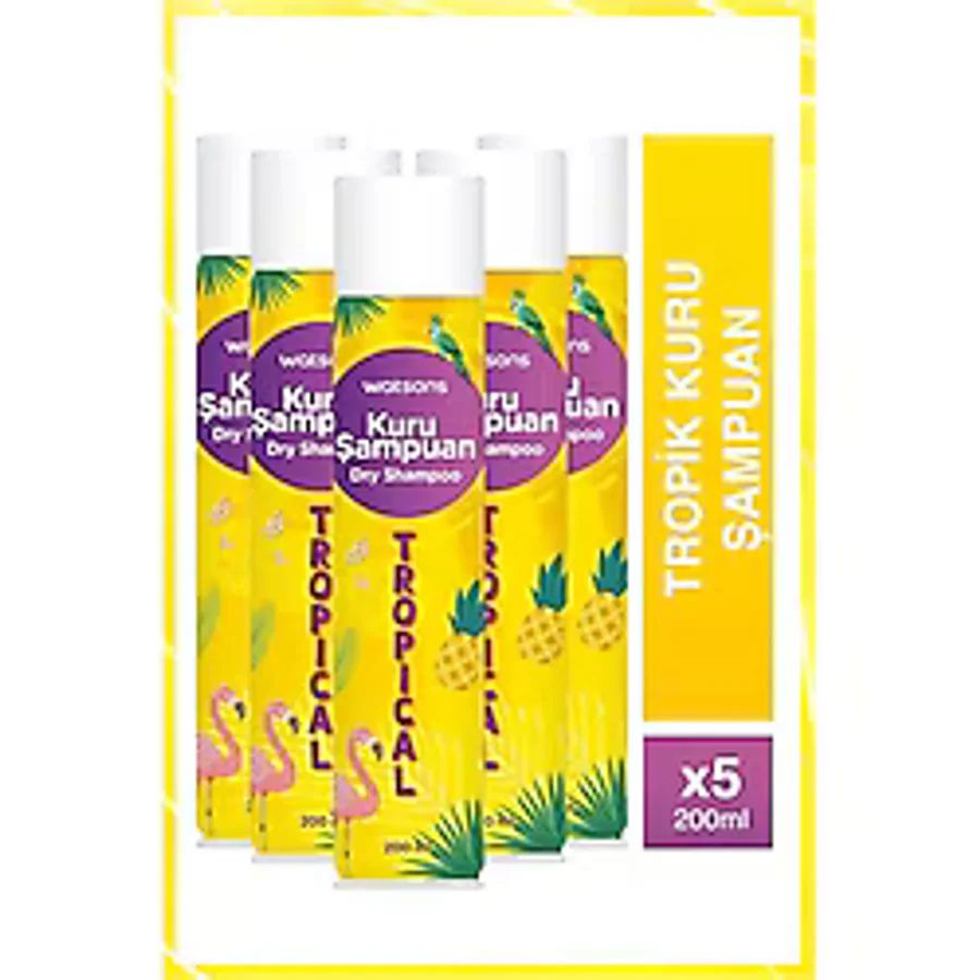 Watsons Tropical 200 ml 5 Adet Kuru Şampuan