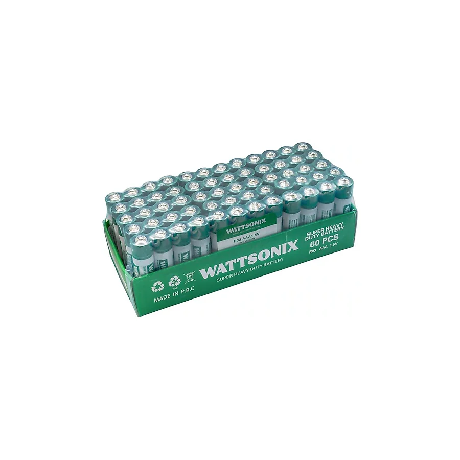 Wattsonix R03 60'lı AAA İnce Kalem Pil