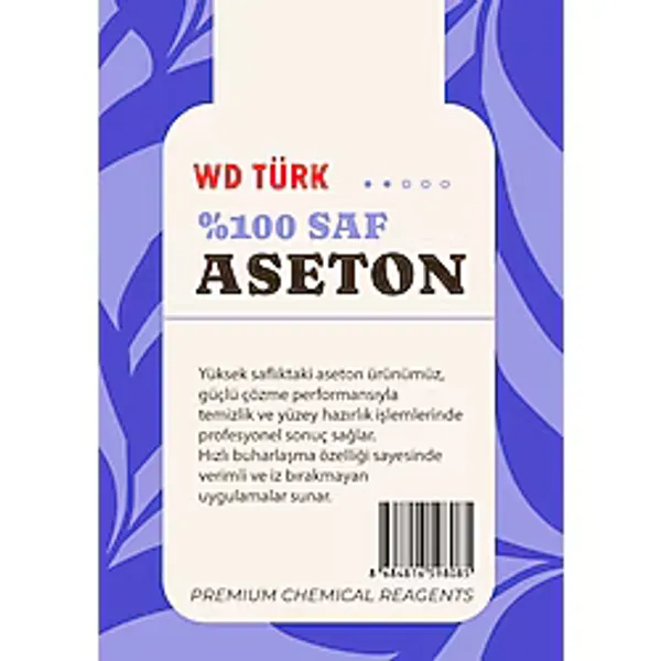 WD Türk Aseton 2 Lt %100 Saf