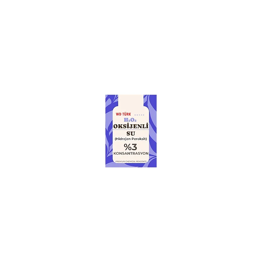Wd Türk Wd Türk Oksijenli Su Hidrojen Peroksit %3 Perhidrol 100 Ml