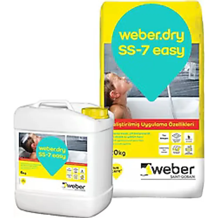 Weber weberdry SS-7 Easy 20 kg Toz 6 lt Sıvı Set Yalıtım Malzemesi
